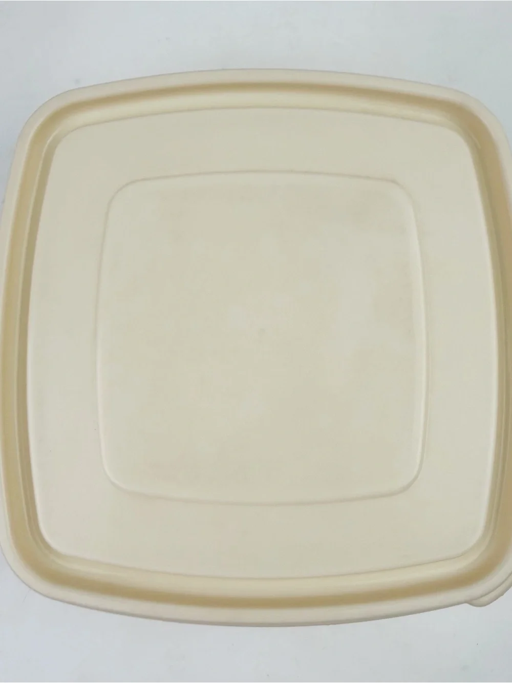 Vtg Rubbermaid #2 Square Servin’ Saver Storage Container Almond Lid 5 Cups New